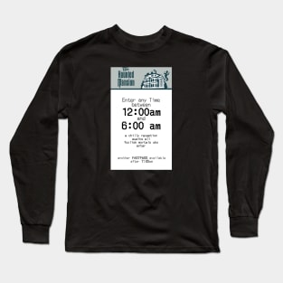 Haunted Fast Pass Long Sleeve T-Shirt